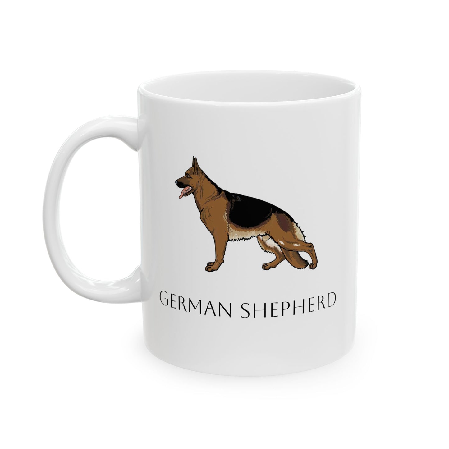 German Shepherd Ceramic Mug - Perfect Gift for Dog Lovers