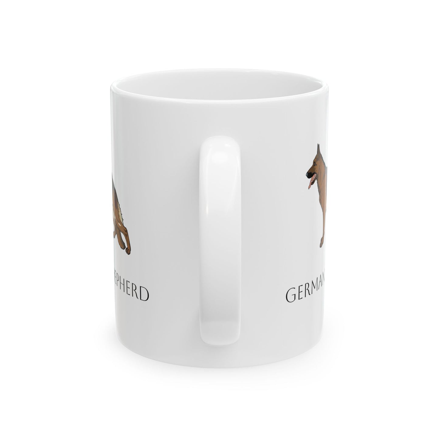 German Shepherd Ceramic Mug - Perfect Gift for Dog Lovers