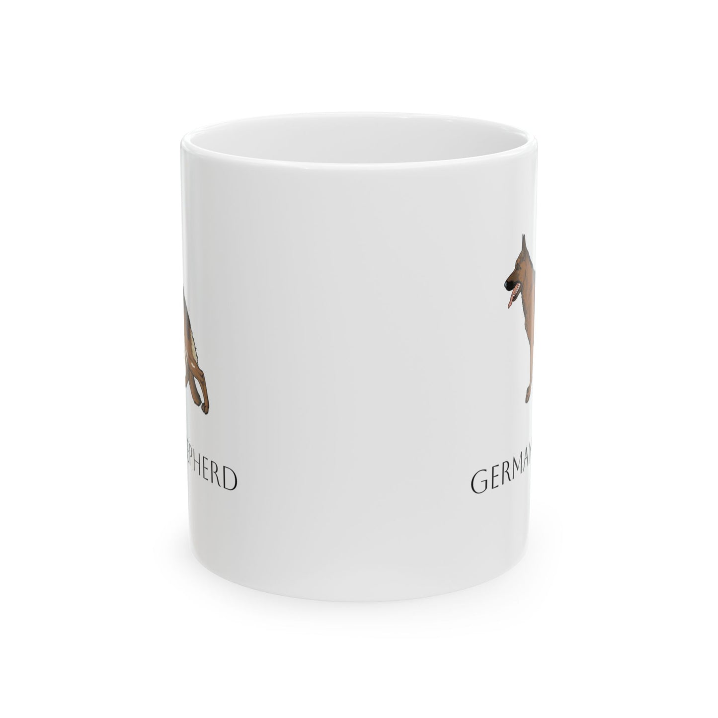 German Shepherd Ceramic Mug - Perfect Gift for Dog Lovers