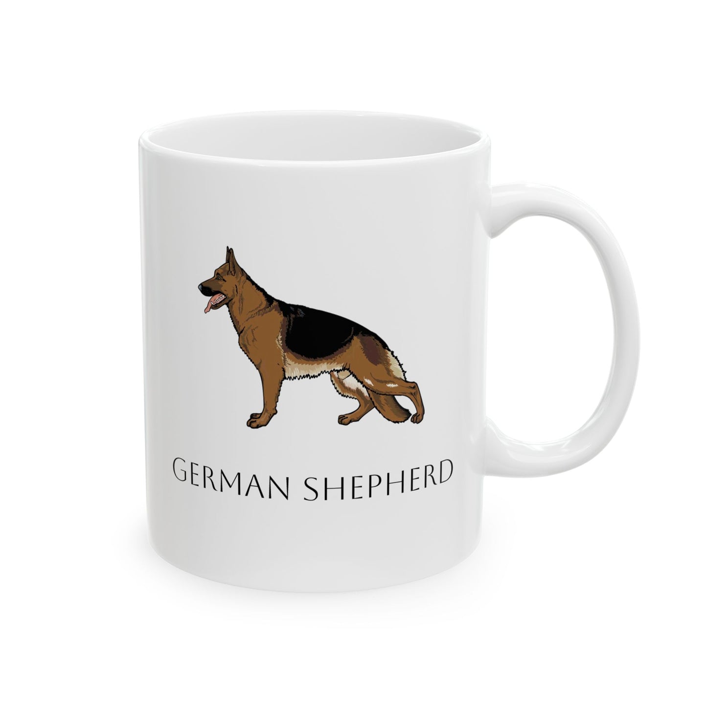 German Shepherd Ceramic Mug - Perfect Gift for Dog Lovers